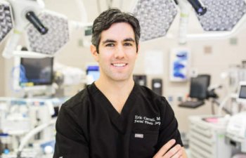 Dr. Eric Cerrati in the operating theater