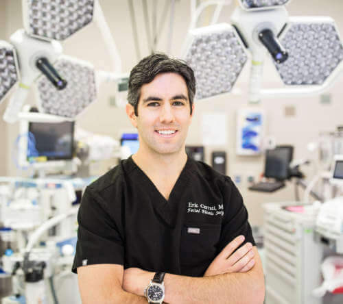 Dr. Eric Cerrati in the operating theater